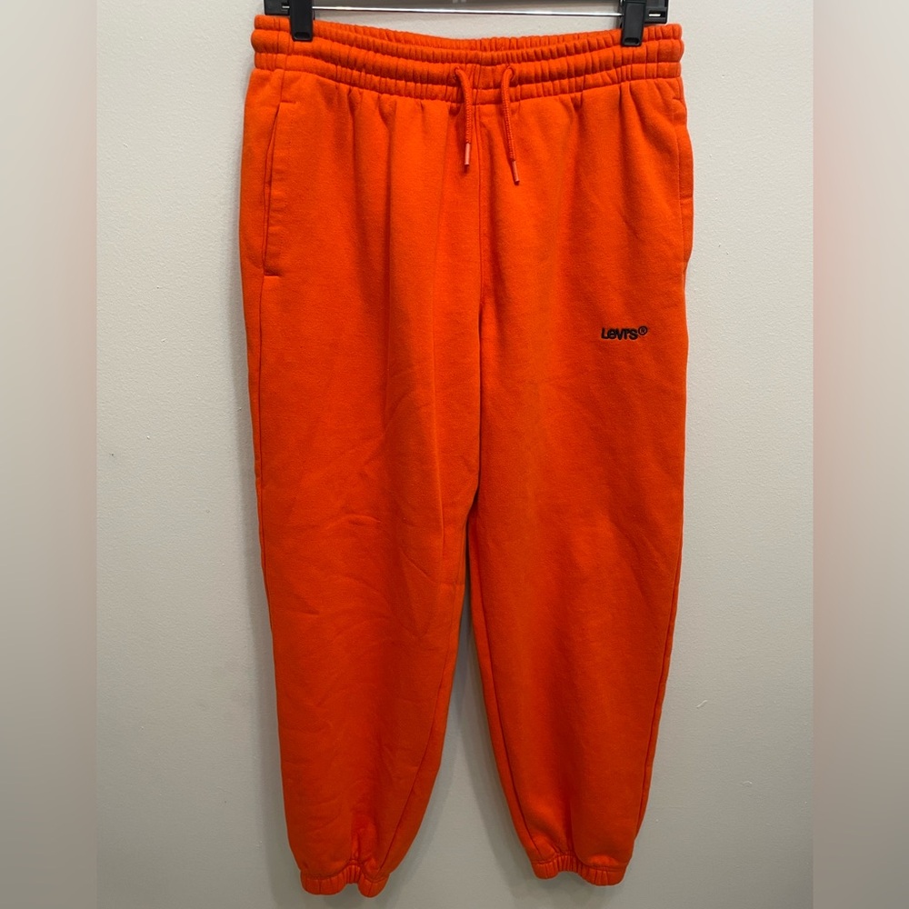 Levi's Bold Orange Sweatpants Sz. M